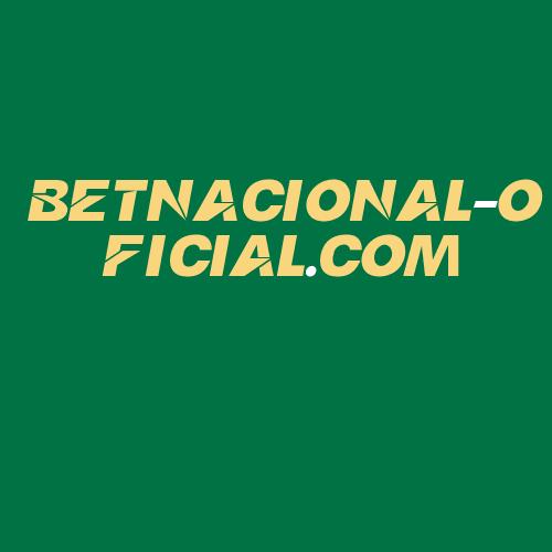 Logo da BETNACIONAL-OFICIAL